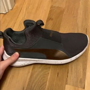 Grey Puma shoes